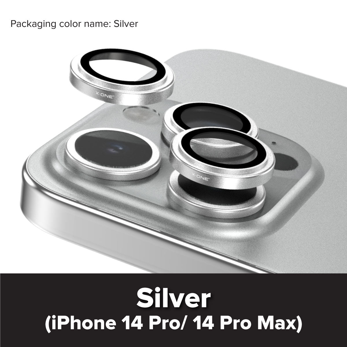 X.One® Camera Armor Pro GIA Certified Sapphire 9H Anti Scratch Lens Protector for iPhone 14 Series