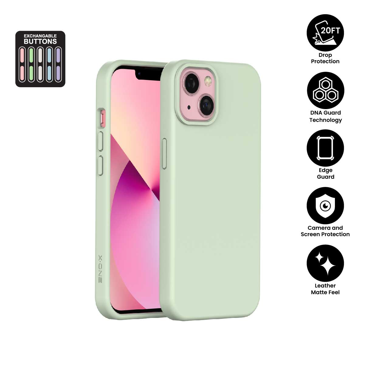 X.One® Shock Dominator (Pastel Series) Impact Protection Case for iPhone 14 Series