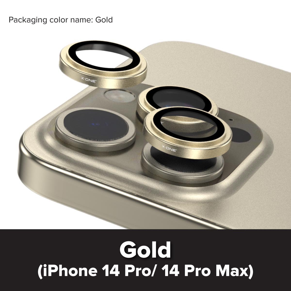 X.One® Camera Armor Pro GIA Certified Sapphire 9H Anti Scratch Lens Protector for iPhone 14 Series