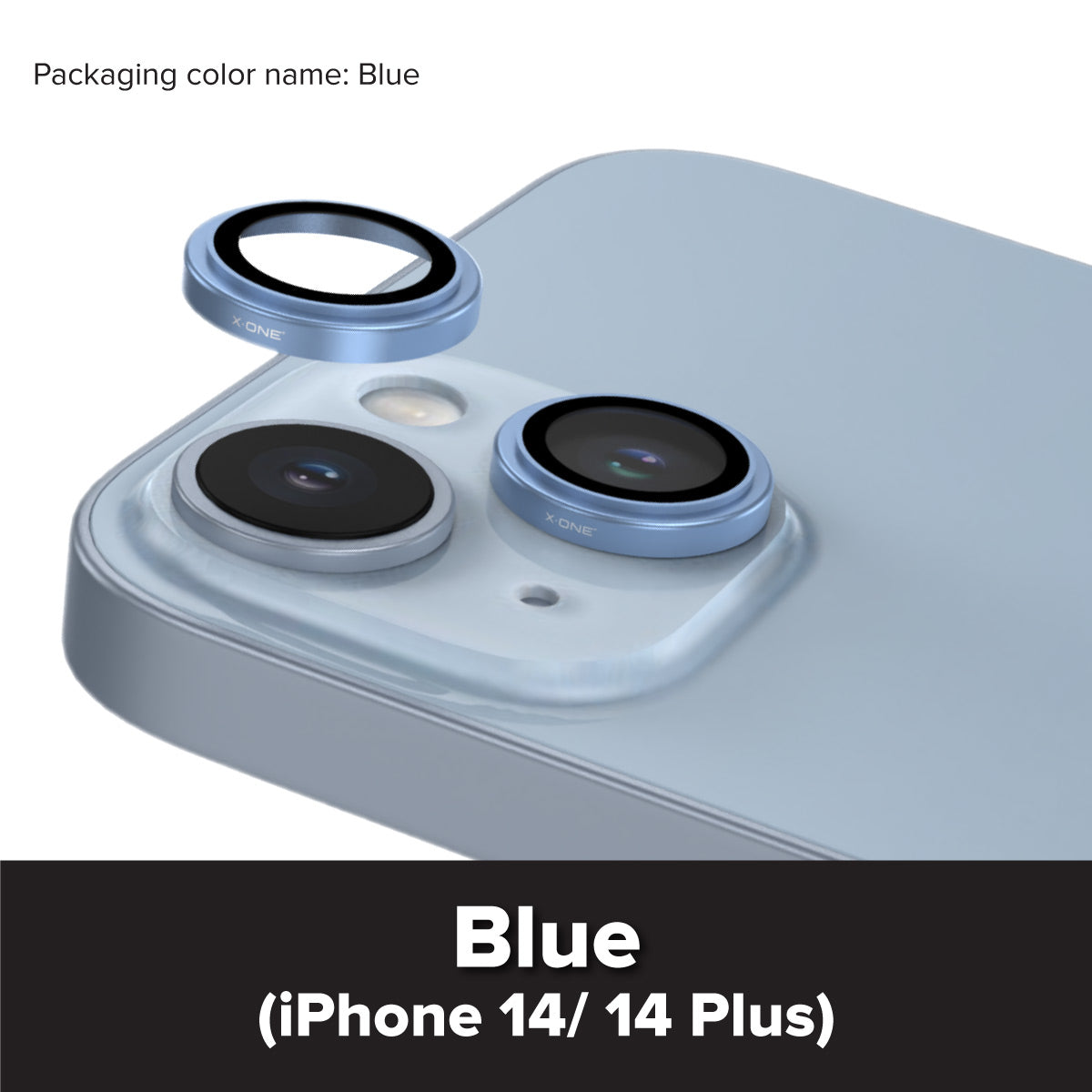 X.One® Camera Armor Pro GIA Certified Sapphire 9H Anti Scratch Lens Protector for iPhone 14 Series